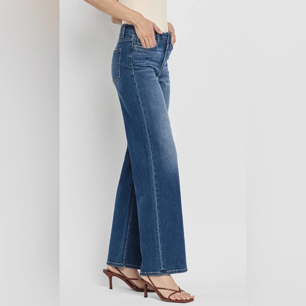 Flying Monkey High Rise 90s Loose Fit Jeans - Picture 3 of 6